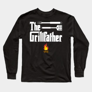 The Grillfather - BBQ Dad Long Sleeve T-Shirt